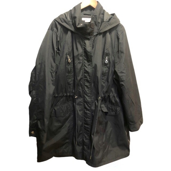 Penningtons Jackets & Blazers - Size 3x Pennington’s Black Hooded jacket